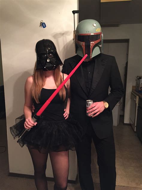 Darth Vader And Boba Fett Halloween Costume Halloween Costume Couple