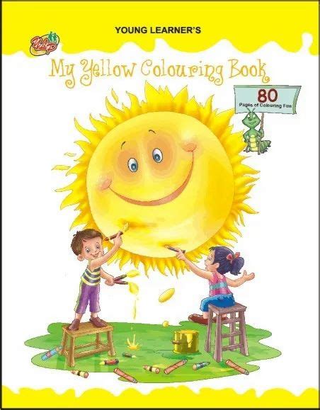 yellow colouring book  rs piece  delhi id