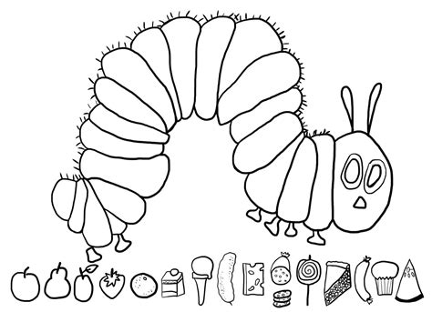 hermie  caterpillar coloring pages