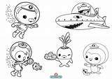 Octonauts Kids Colorier Underwater Expeditions Coloriages Svg Octopod Gratuitement Medic sketch template