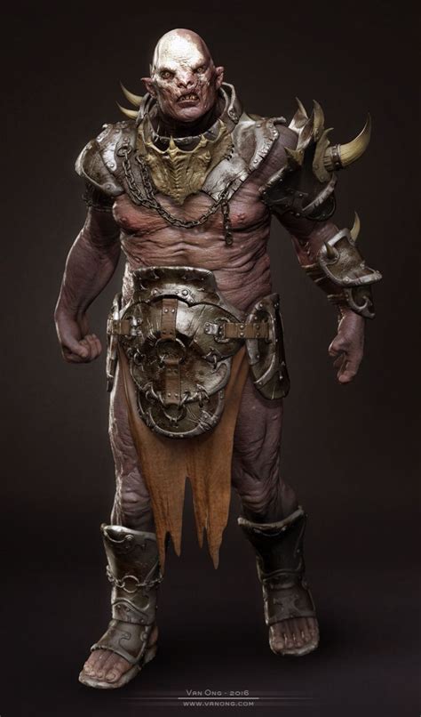 Orc 3d Rendered Scribbledoodle Cgsociety Forums Orc Warrior