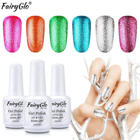 fairyglo ml bling platinum nail polish stamping paint nail polish vernis  ongle nagellak