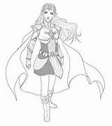 Warrior Coloring Female Pages Girl Anime Princess Designlooter 300px 05kb sketch template