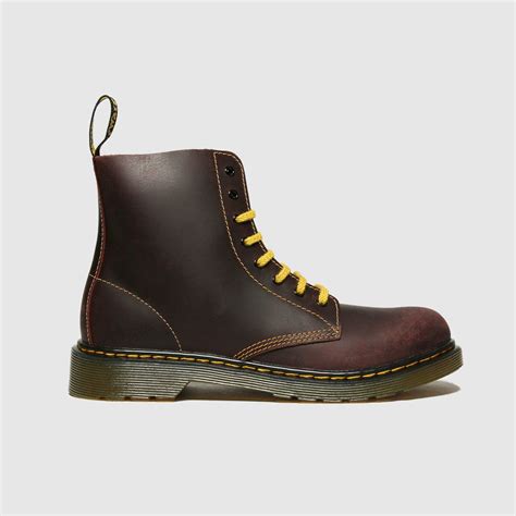 dr martens burgundy  pascal boots youth shoefreak