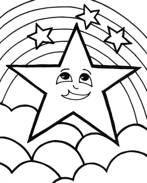 shooting star coloring pages clipartsco