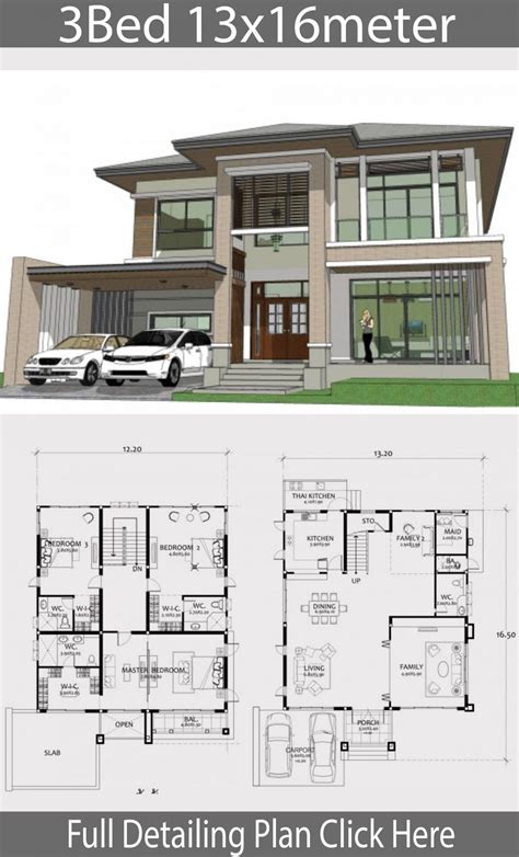 home design plan xm   bedrooms  images   architectural house plans model