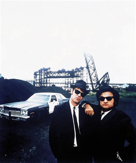 Dan Aykroyd And John Belushi In The Blues Brothers 1980