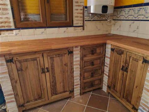 cocina myoc fabrica de muebles rusticos  madera maciza