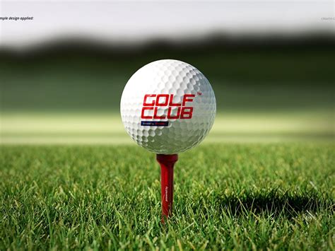 golf ball accessories mockup set  mockup  dribbble