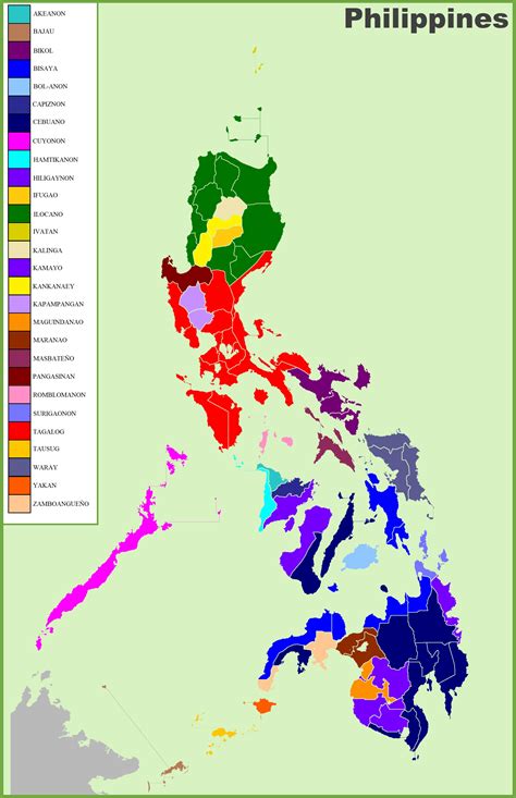 map  ethnic groups  philippines