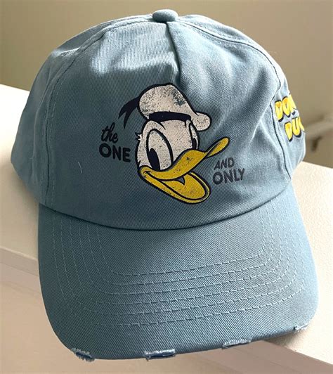 Disney Parks Donald Duck The One And Only Baeball Cap Hat Adult Size New