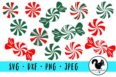 peppermint candy printable template