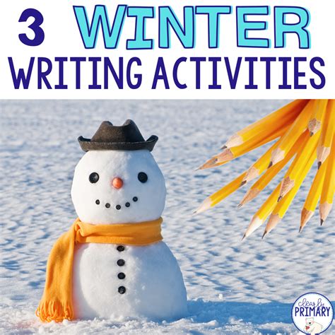 winter writing activities  kindergarten   grade  primary