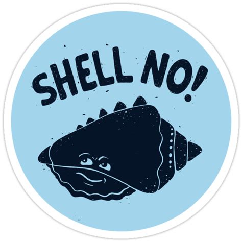 shell stickers  dylan morang redbubble