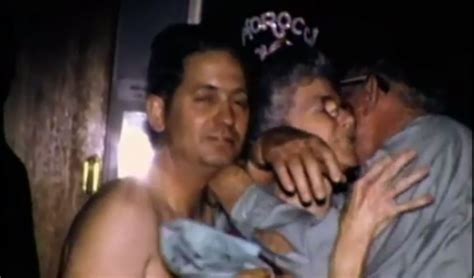 party people vintage sixties home movie of grandma and grandpa getting