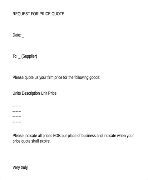 sample letter request  price reduction unsolicited