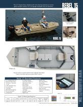 rebel  seaark boats  catalogs documentation boating brochures