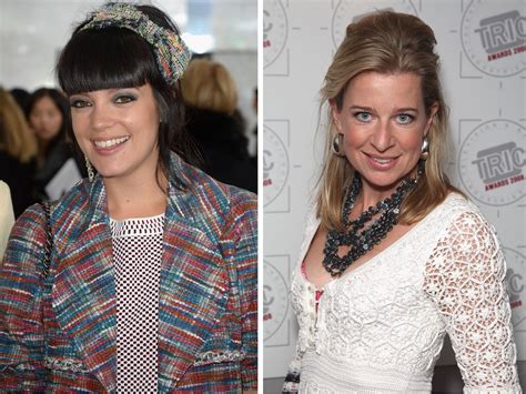 Katie Hopkins There S Always Plastic Surgery Ya Know Lily Allen