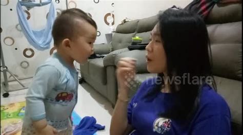 Funny Footage Of Mom Teasing Her Son Buy Sell Or Upload Video