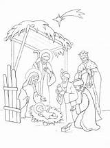 Nativity Ausmalbilder Weihnachten Jesuskind Hdimg Icu Biblische Egypt sketch template