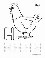 Letter Coloring Alphabet Worksheet Preschool Hen Sheets Worksheets Sheet Writing Cleverlearner Tracing Pages Children Letters Activities Practice Printable English sketch template