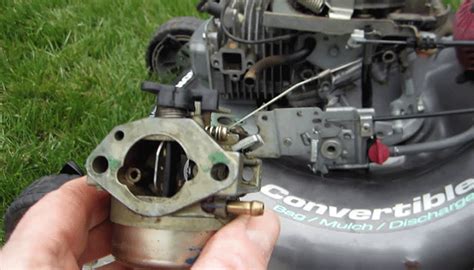 honda lawn mower carburetor cleaning step  step guide