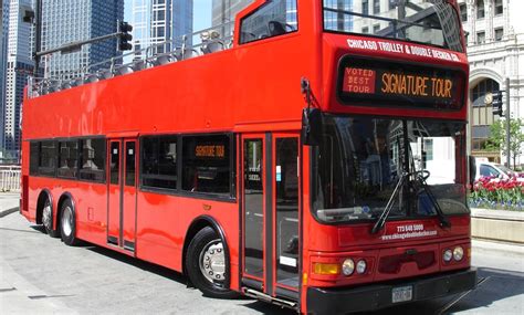 guided bus tours of chicago chicago trolley and double