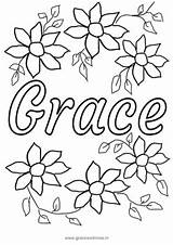 Grace sketch template