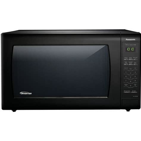 panasonic  cu ft countertop microwave oven  inverter technology black walmartcom