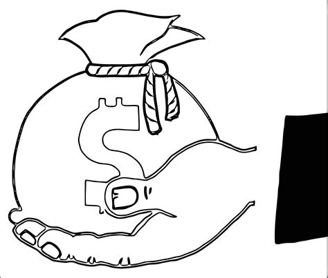 money coloring page 18