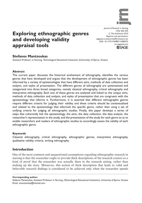 types  ethnographic research slideshare