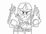 Ninjago Zane Coloring Pages Lego Getcolorings sketch template
