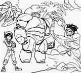 Hero Coloring Big Pages Baymax Printable Clipart Disney Rainforest Drawing Colouring Color Kids Book Draw Easy Comic Strip Good Print sketch template