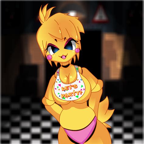 Toy Chica Five Nights At Freddys 2 Anime Style By Mairusu Paua