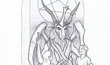 Satanic Coloring Pages Statue Devil Oklahoma Satanist Satan Temple State Worshipers Tall Foot Adult Capitol Baphomet Goat Masslive Demon sketch template