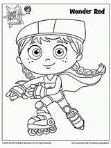 Coloring Super Why Pages Book Chuck Cheese Wonder Red Pbs Birthday Kids Parents Printable Party Readers Clipart Colouring Friends Superwhy sketch template