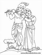 Krishna Coloring Pages Colouring Bala Radha Search Again Bar Case Looking Don Print Use Find Top sketch template
