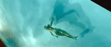 isabel lucas nude in the swimming pool from knight of cups movie scandal planet
