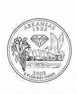 Arkansas Quarters Razorbacks sketch template