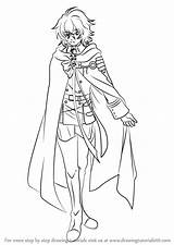 Seraph Owari Mikaela Draw Hyakuya Drawing Step Tutorials Anime Drawingtutorials101 sketch template
