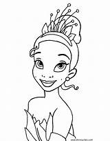 Tiana Coloring Princess Frog Pages Disney Disneyclips Pdf Funstuff Little sketch template