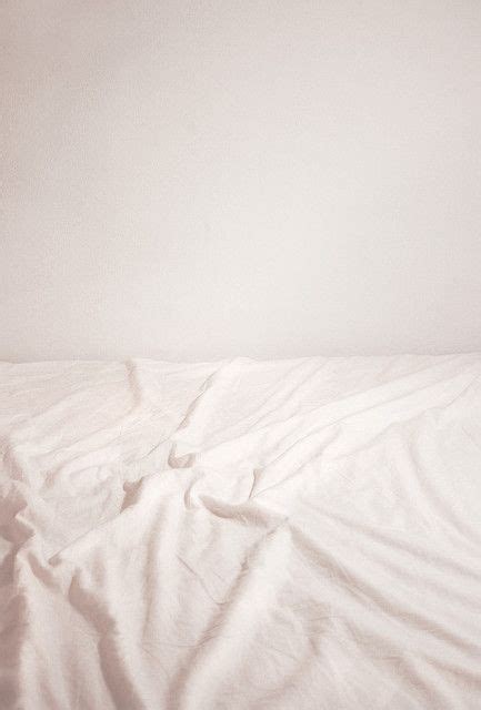 by inès ☆ bed white emptiness bed white sheets