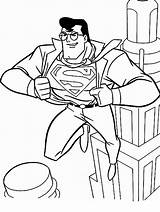 Coloring Clark Superman Into Printable Kent Changes Air Ecoloringpage sketch template
