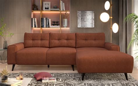 Sofa Naomi Naomi Dark Orange Furniture Videnov