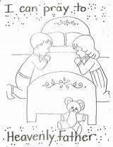 Lds Coloring Pages Nursery Color Primary Father Praying Sunbeam Teachers Pray Clipart Activities Kids Ward Sunday Students Church Sheets School sketch template
