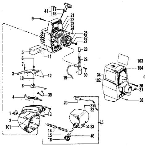 craftsman cc gas blower parts diagram alternator