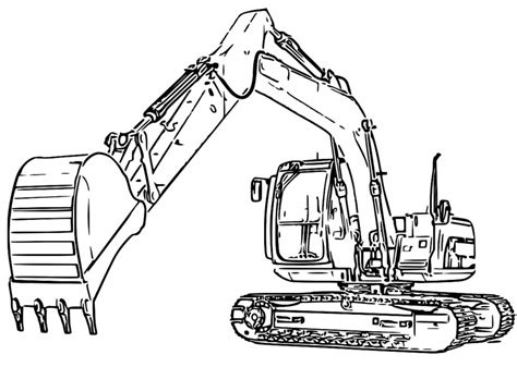 printable grave digger coloring pages coloring  coloring backhoe
