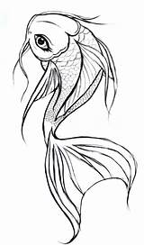 Koi Fish Drawing Tattoo Sketch Drawings Sketches Head Pencil Dibujos Kate Heart Getdrawings Tattoos Cally Prince Animal Madness Miscellaneous Ink sketch template