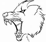 Wolf Angry Drawings Deviantart Animals sketch template