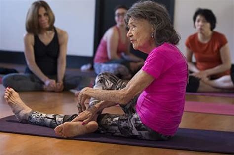 world s oldest yoga teacher aged 98 still teaches five